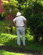 Moran consults with a property owner.